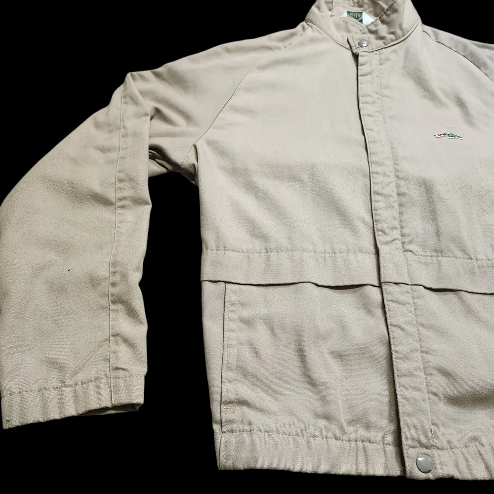 Lacoste Men's Beige Jacket Vintage 80s Made In Canada Rare - Picture 4 of 8